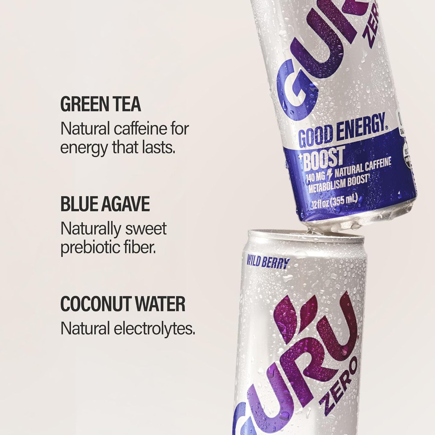 GURU WILD BERRY - ENERGY DRINK (1X355ml)