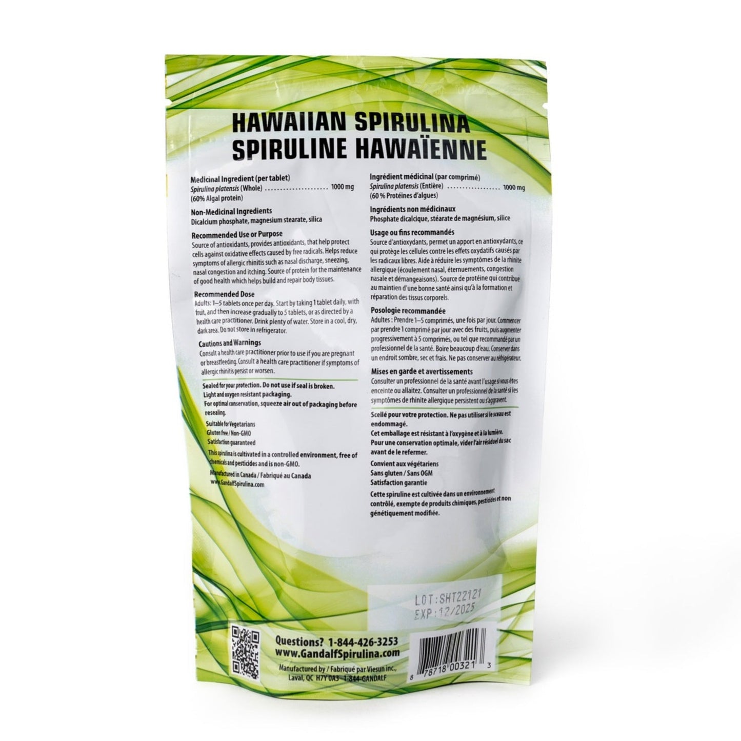 Hawaiian Spirulina (120 tablets)