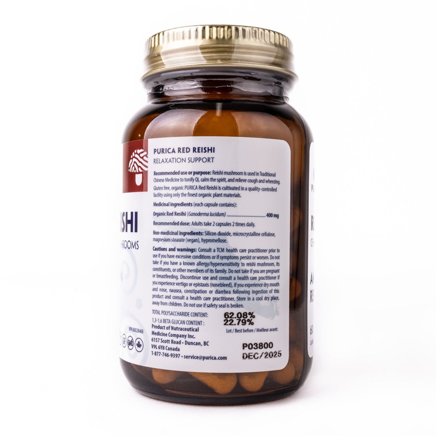 Red Reishi (60 Vegan Capsules)