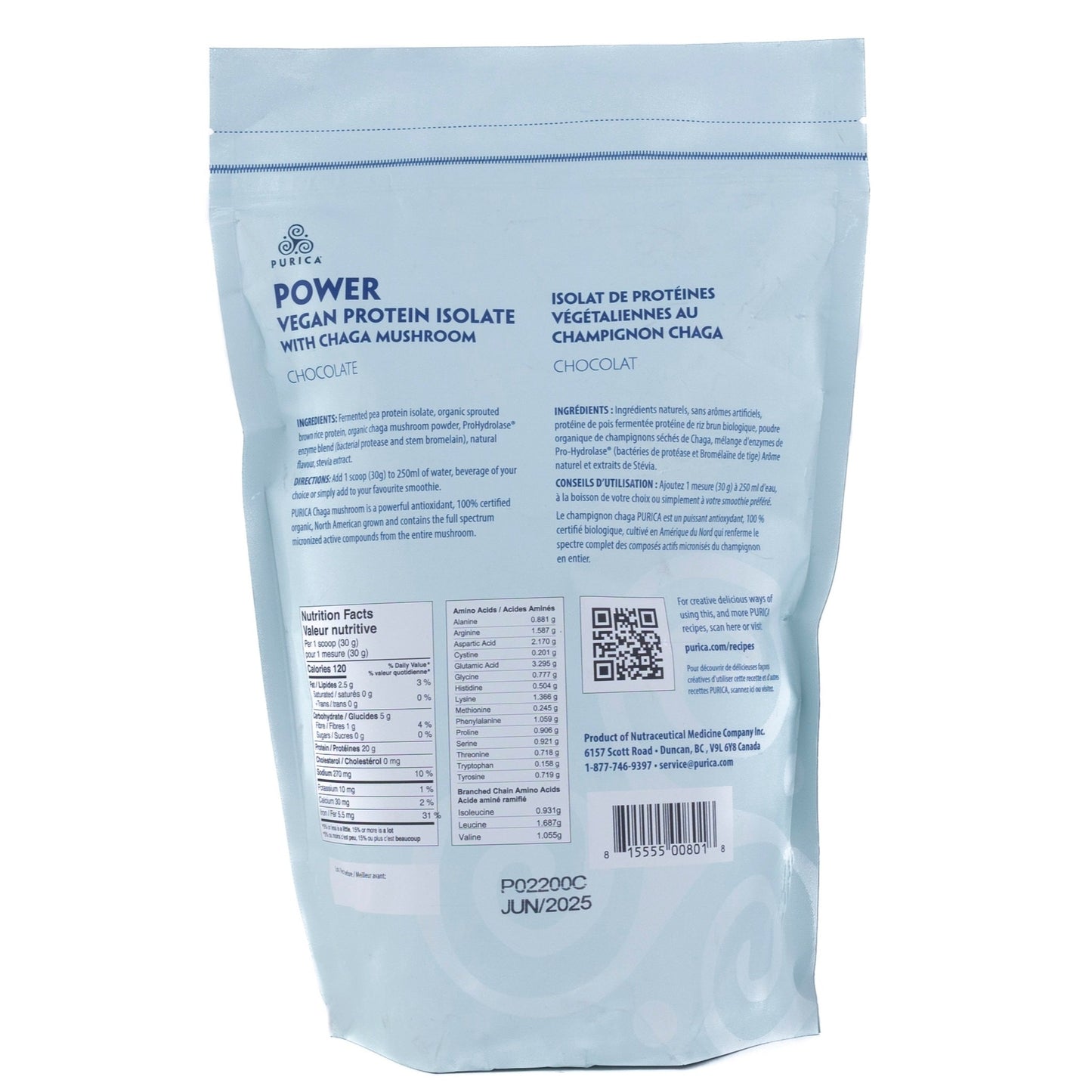 Vegan Protein Powder WIth Chaga (Chocolate Flavour)
