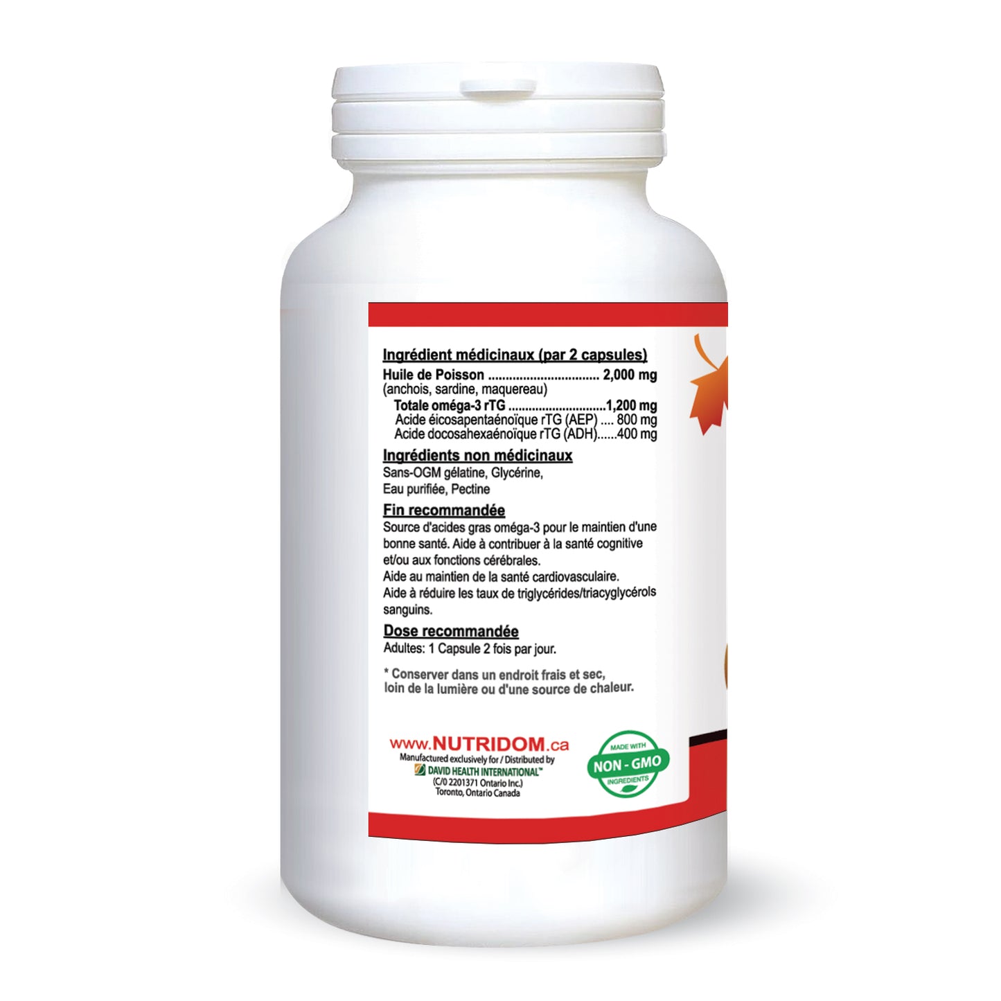 RTG Omega-3, Fish Oil (120 Softgels)