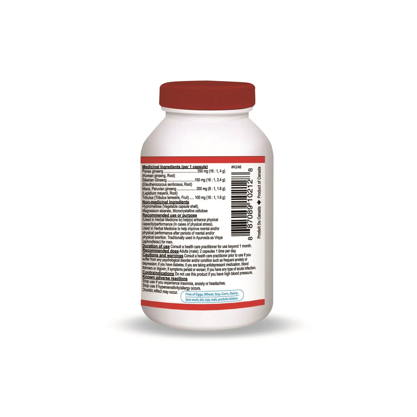 Ginseng Plus (60 Vegetable Capsules)
