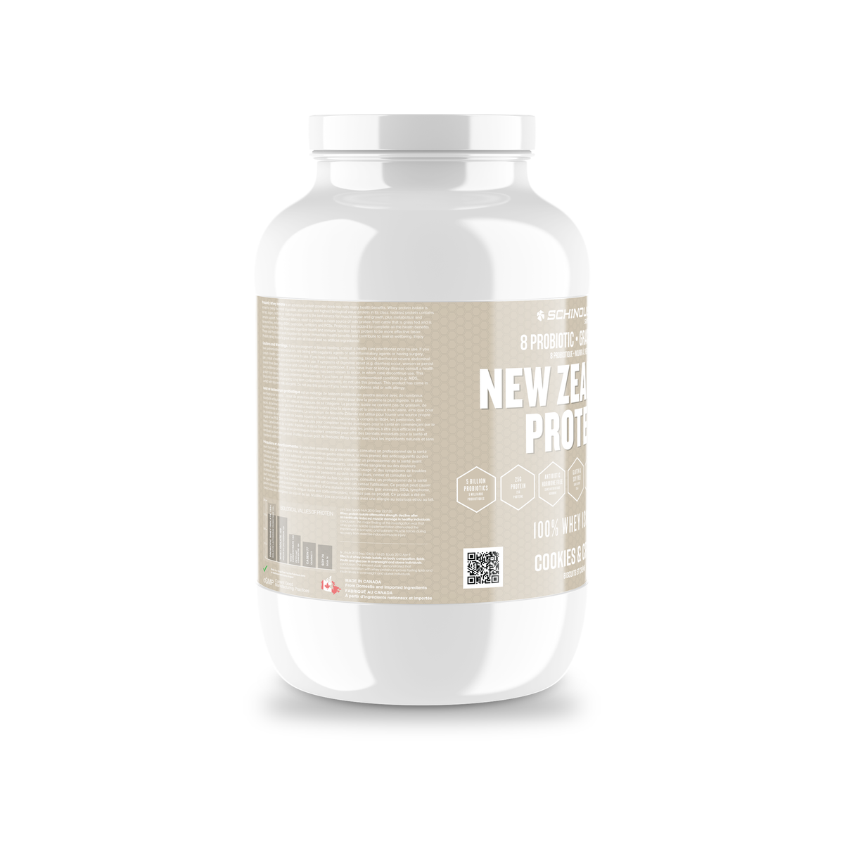 Protéine de Lactosérum Néo-Zélandais (907g) - Cookies & Cream