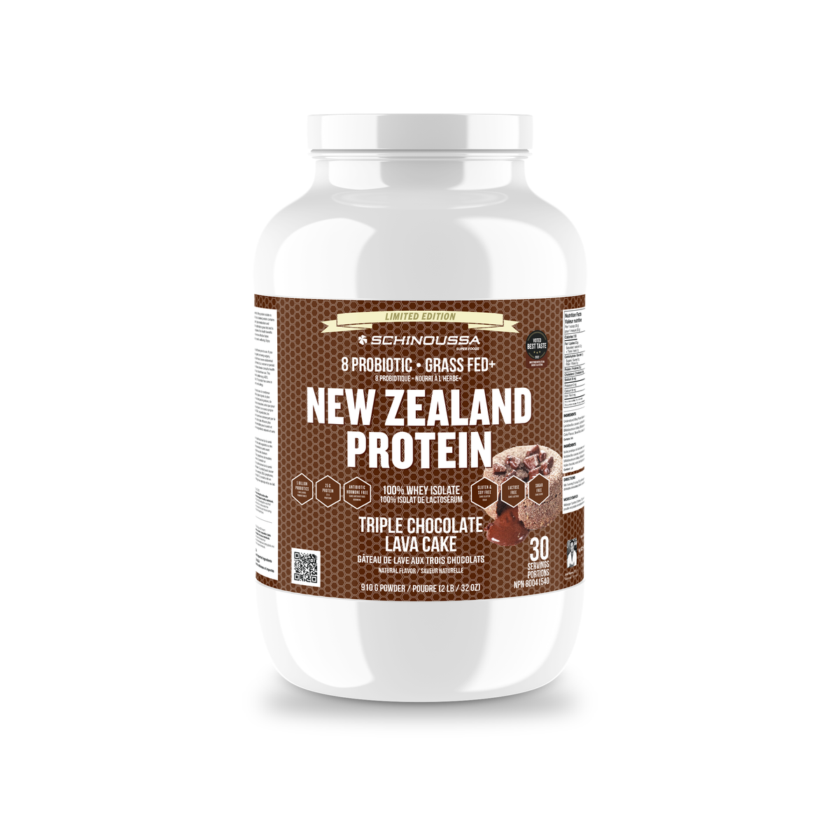 Protéine de lactosérum de Nouvelle-Zélande (907 g) - Gâteau au chocolat fondant triple