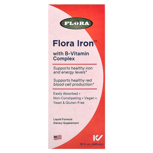 Flora Iron+ Liquid Herbal Iron Supplement