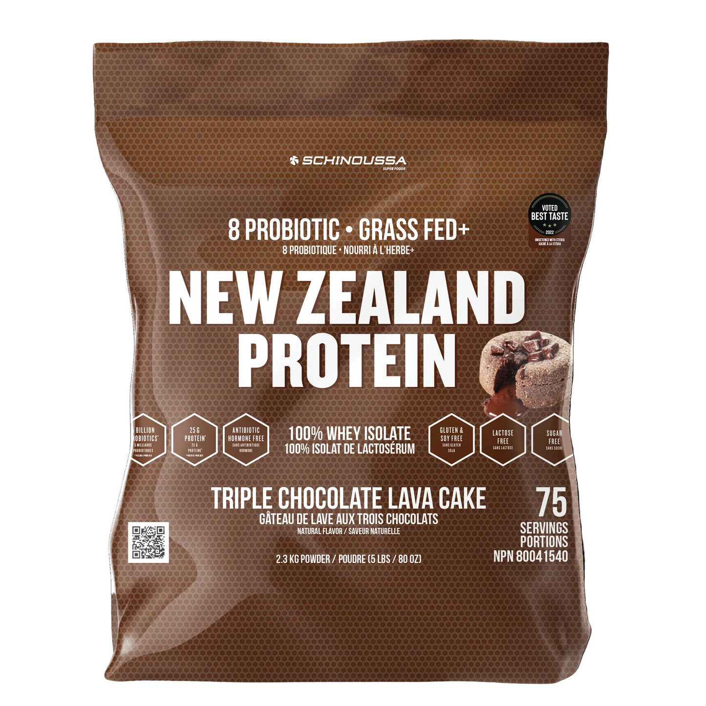 New Zealand Whey Protein Isolate - 5lbs (Triple Chocolate Lava Cake)