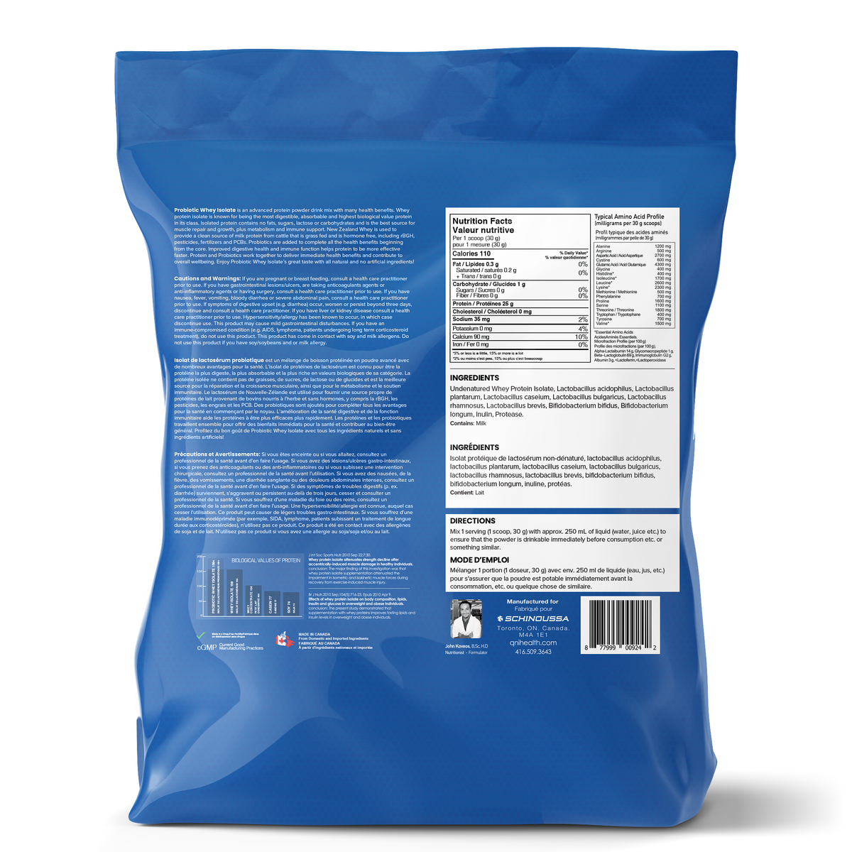 New Zealand Whey Protein Isolate - 5lbs (Natural)