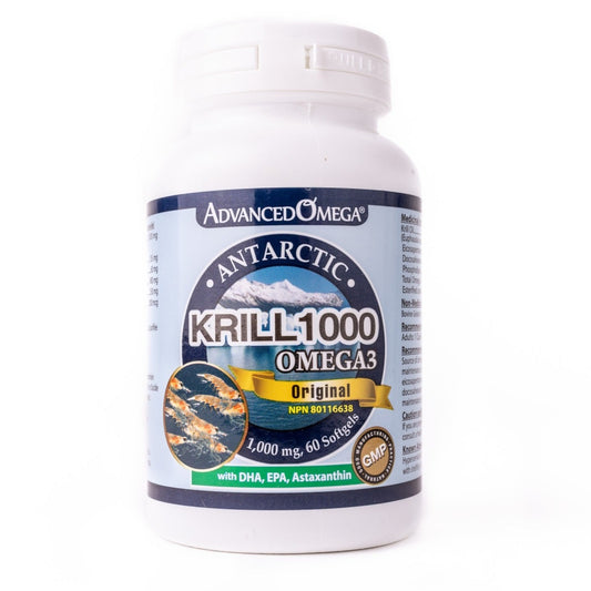 Advanced Omega Krill 500 Omega 3 Antarctic (60 Softgels)