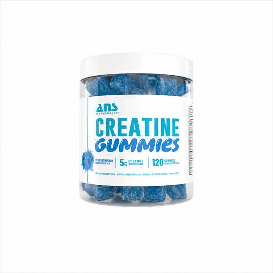 Creatine Gummies - Blue Raspberry - 120 gummies (30 Servings)