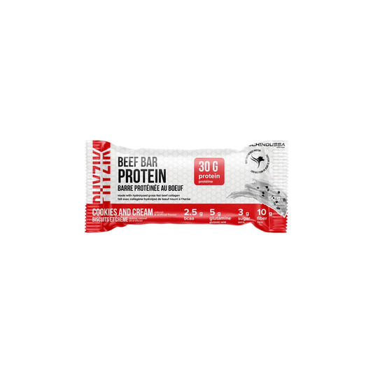 Schinoussa Supreme Protein Bar – Grass-Fed Beef Isolate Protein (Cookies and Cream)