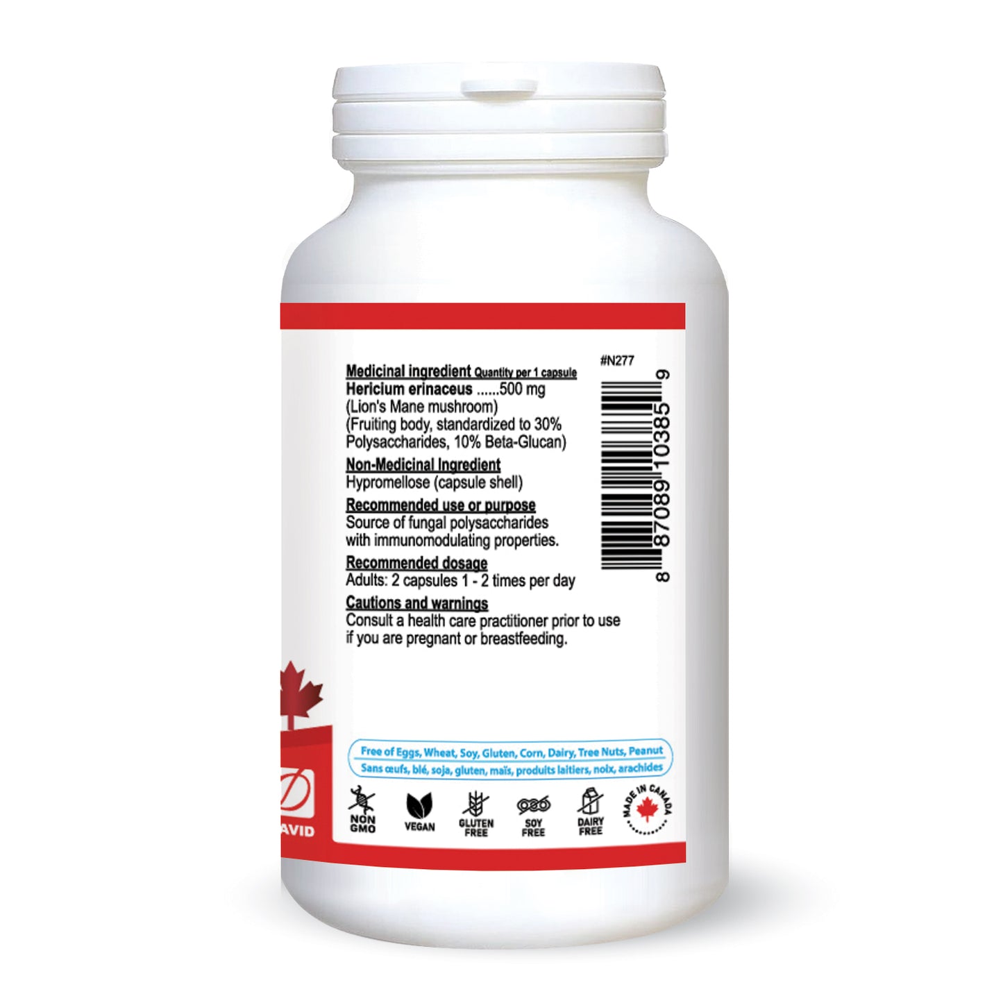 Lion’s Mane Mushroom – 500 mg