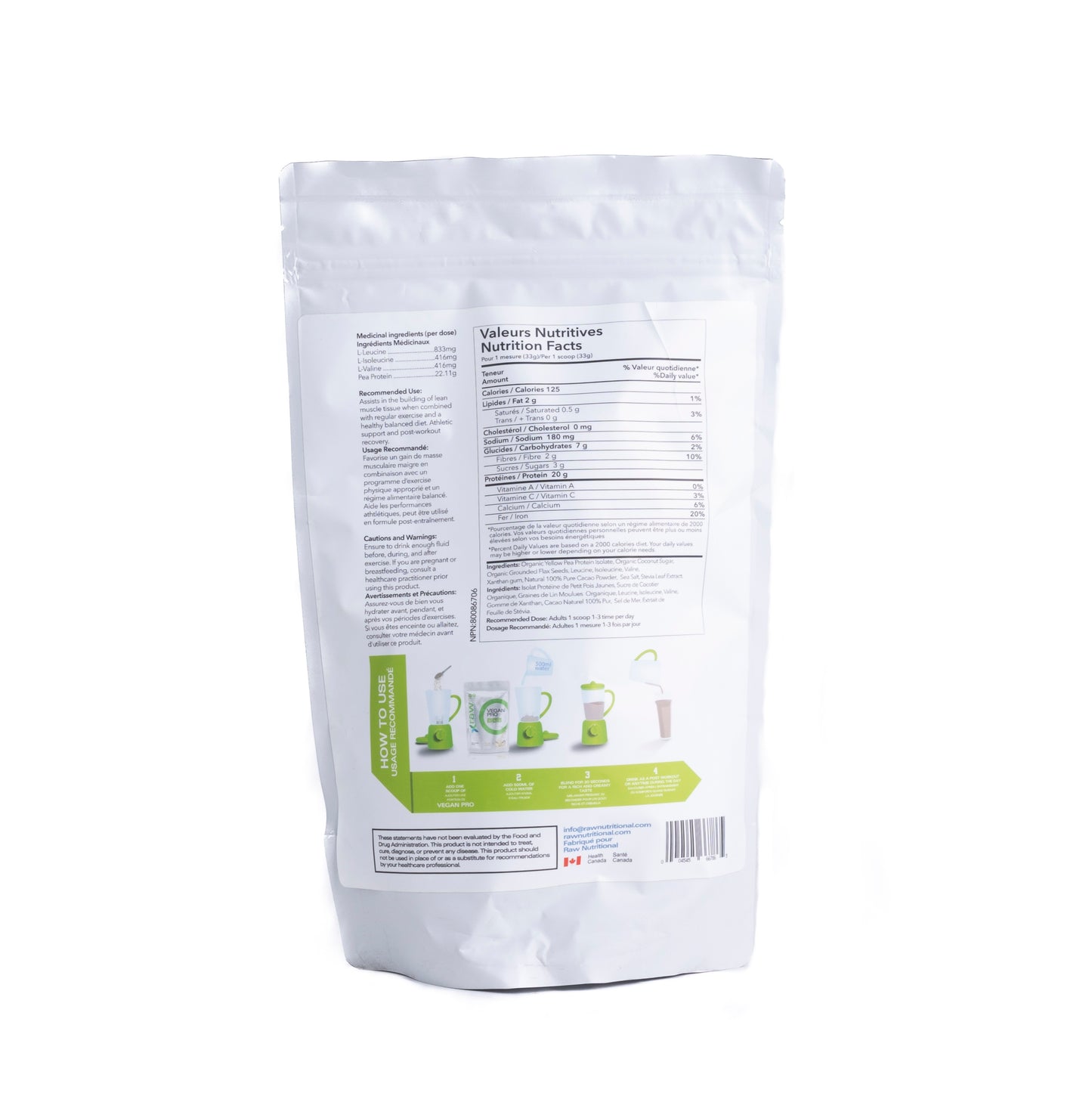 Vegan Pro Protein Powder 454g (Chocolate Flavour)
