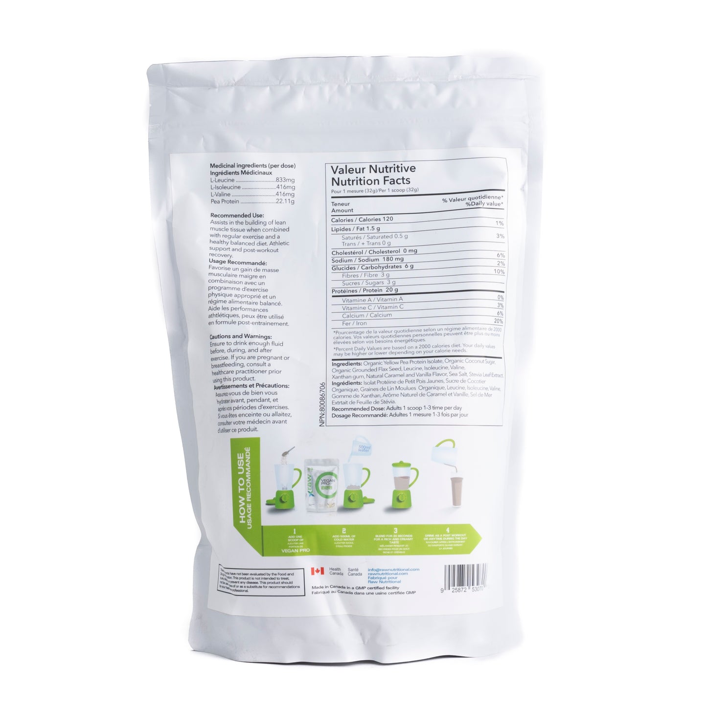 Vegan Pro Protein Powder 908g (Butterscotch)