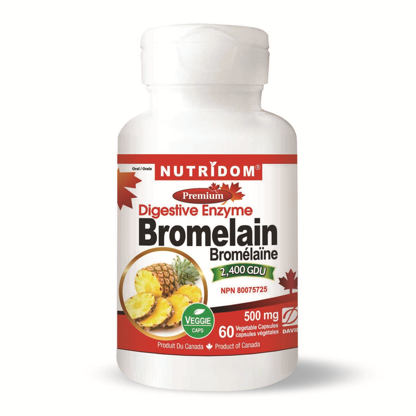 Bromelain 2,400 GDU 500mg