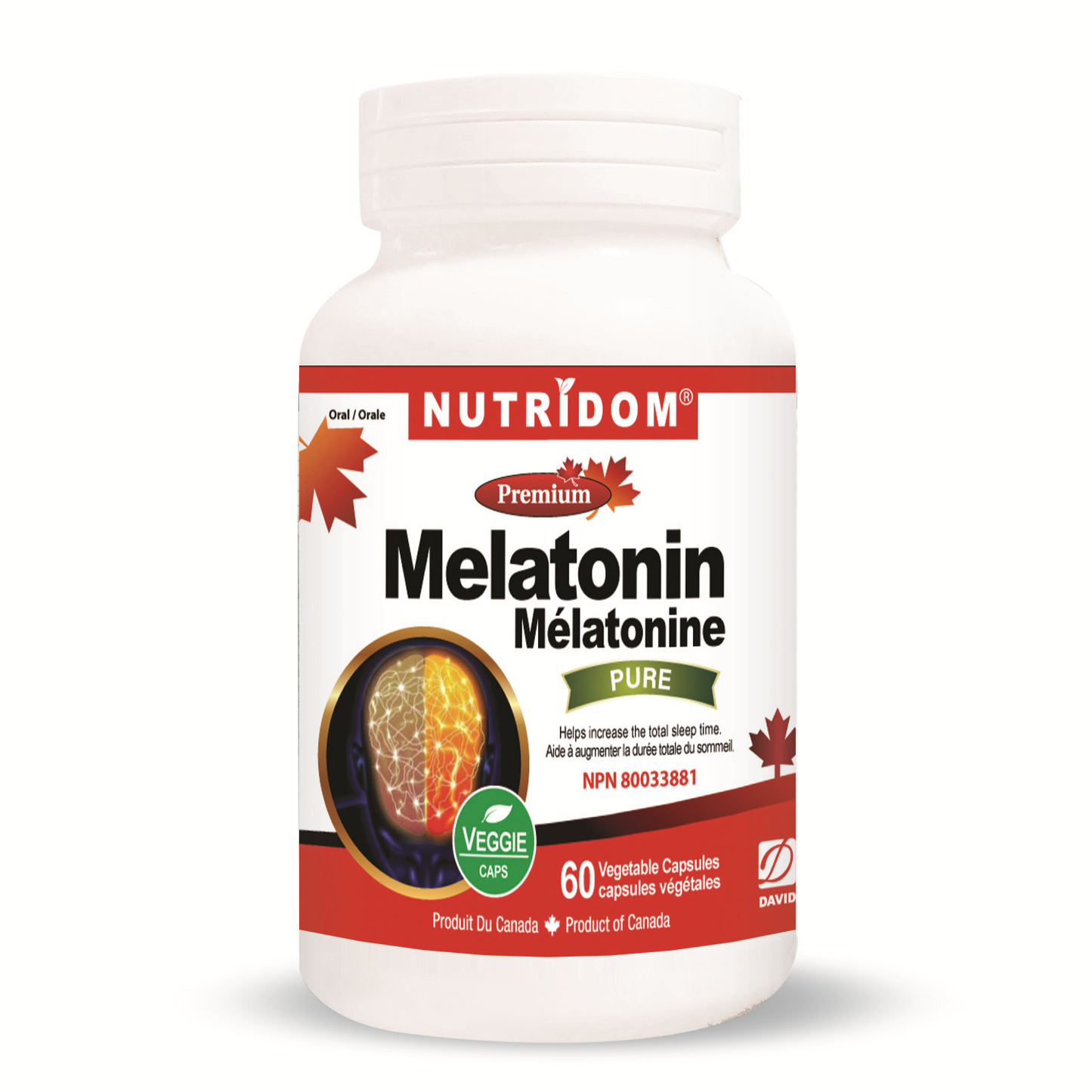 Melatonin (60 Veggie Capsules)