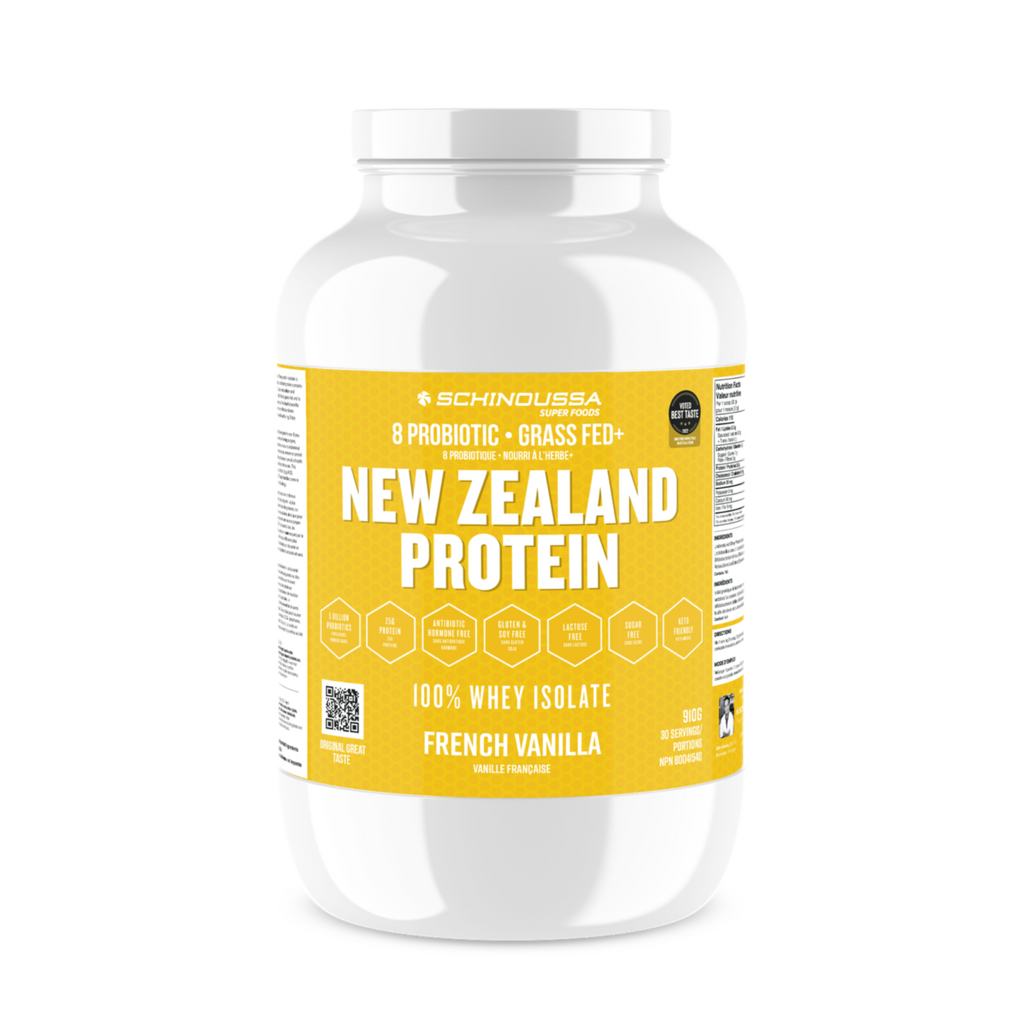 New Zealand Whey Protein (2lbs) - French Vanilla