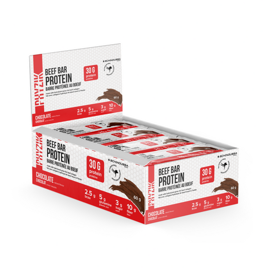 Schinoussa Supreme Protein Bar – Grass-Fed Beef Isolate Protein (Chocolate) (1 Box of 12 Bars)