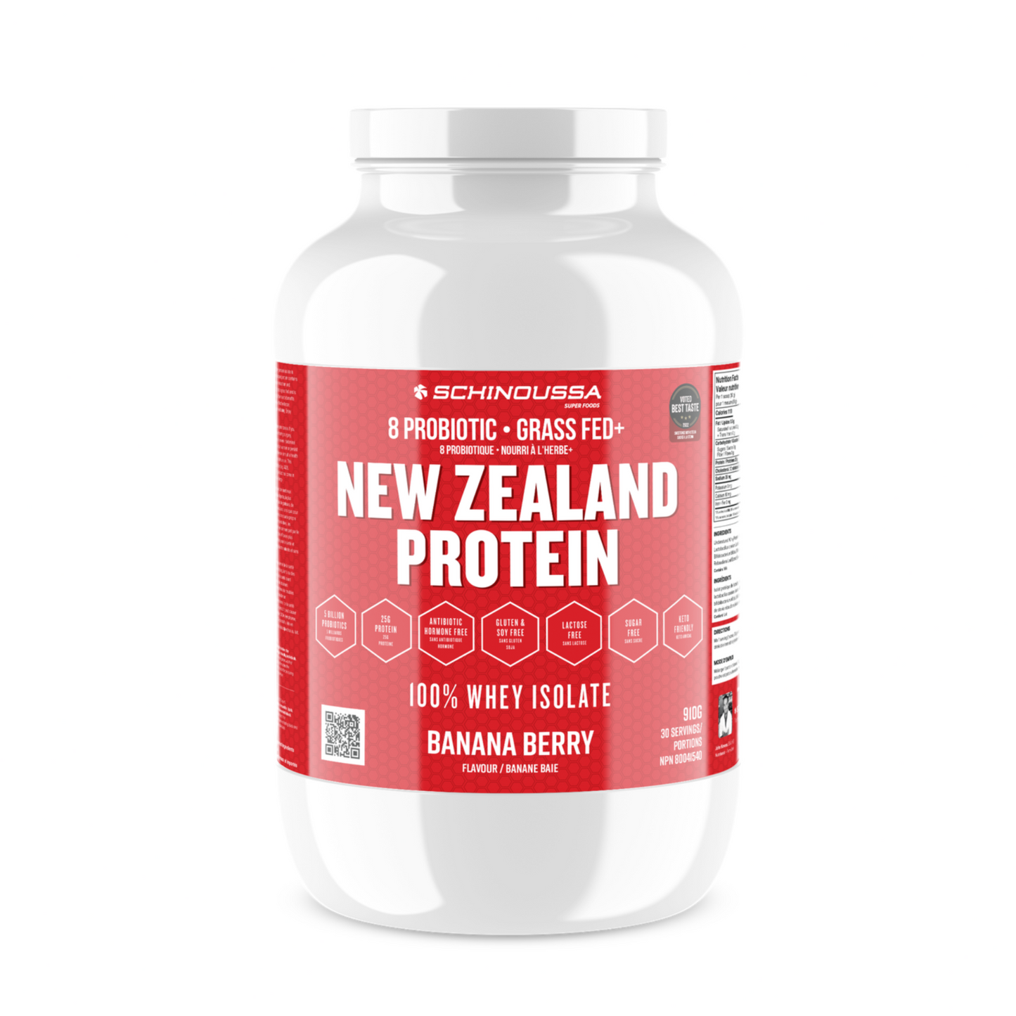 New Zealand Whey Protein (2lbs) - Banana Berry