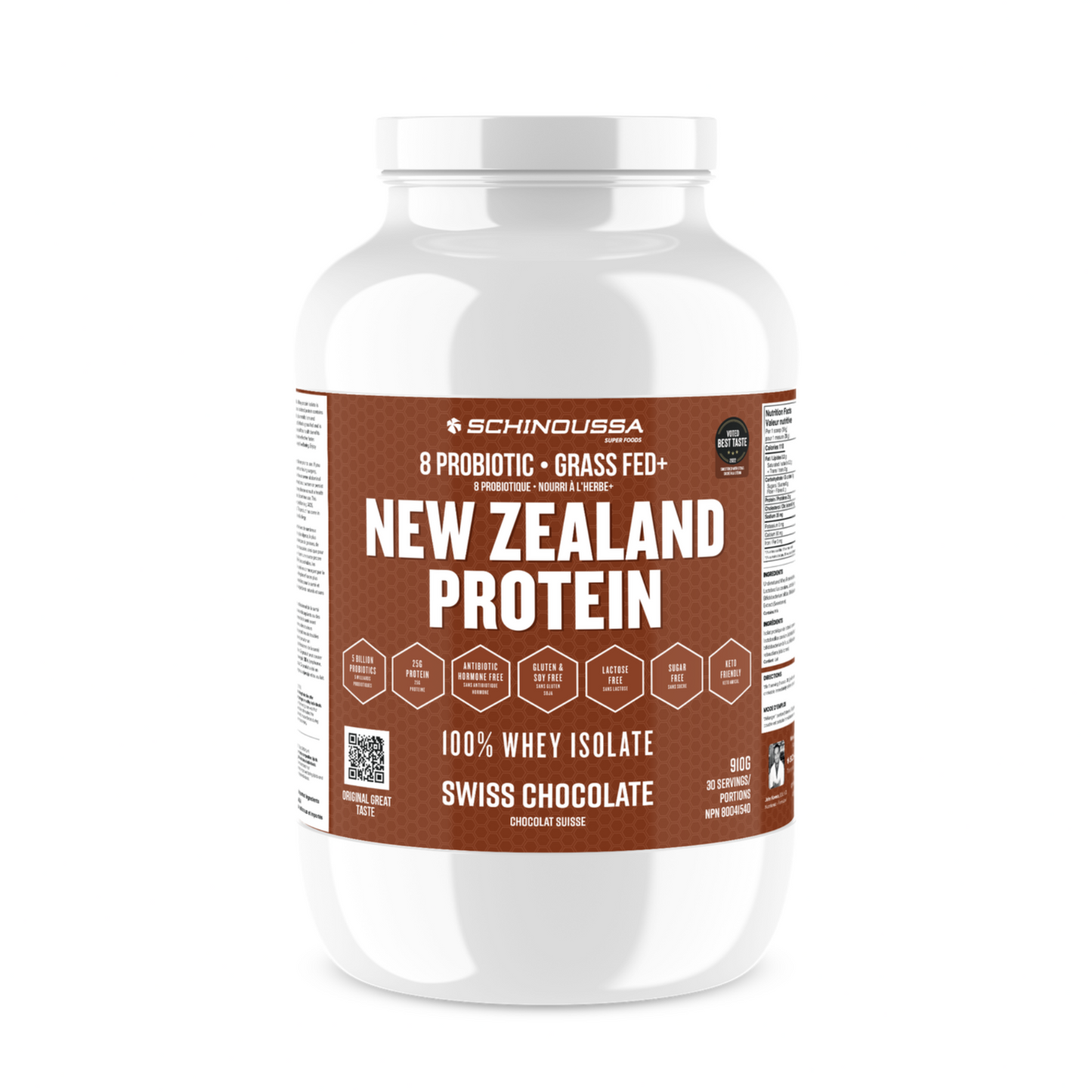 New Zealand Whey Protein (2lbs) - Swiss Chocolate