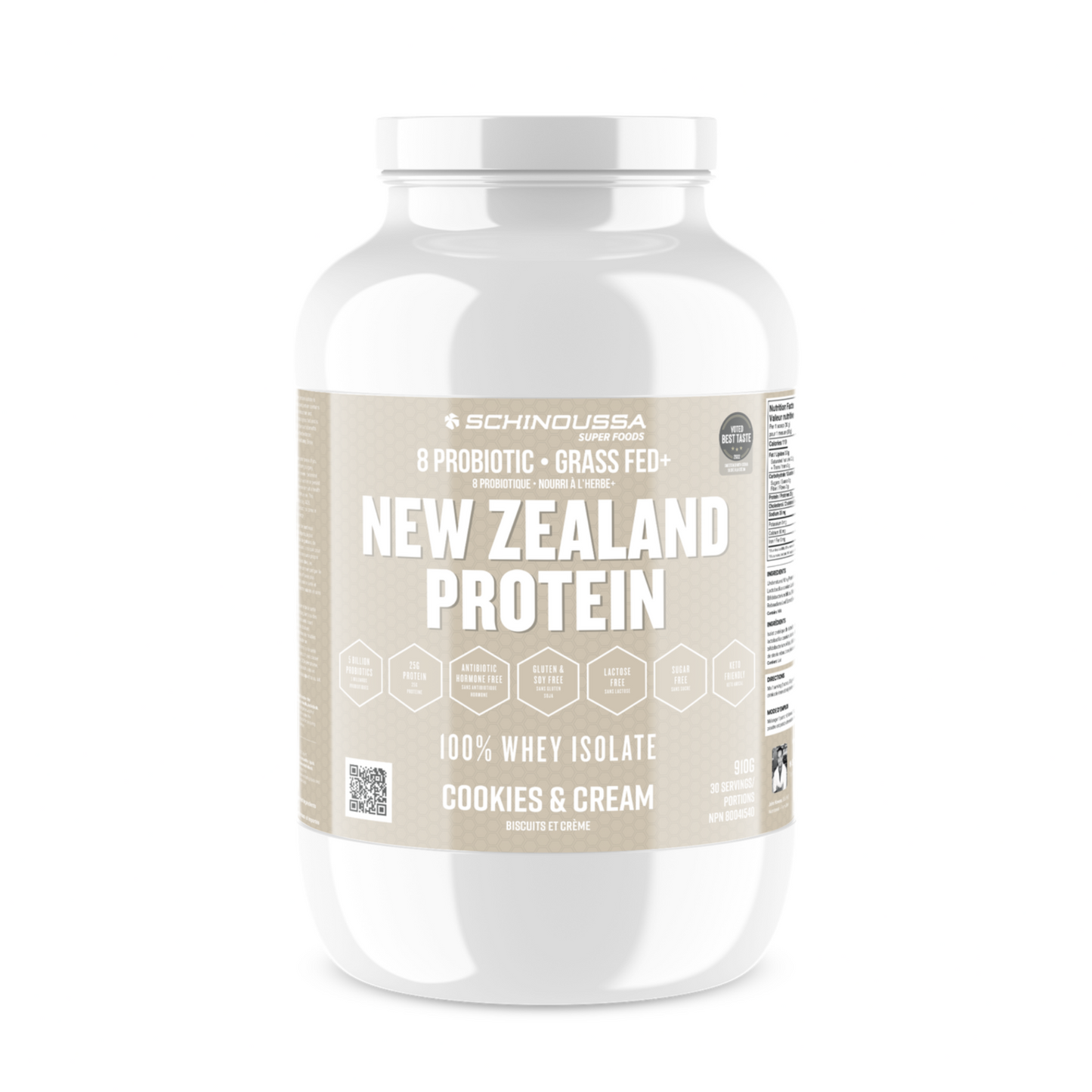 New Zealand Whey Protein (2lbs) - Cookies & Cream