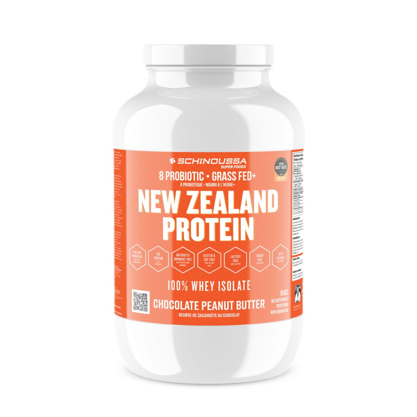 New Zealand Whey Protein (2lbs) - Chocolate & Peanut Butter
