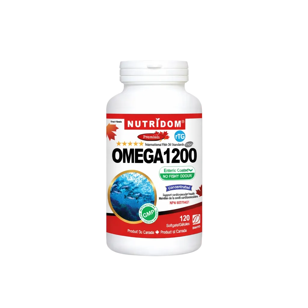 RTG Omega-3, Fish Oil (120 Softgels)
