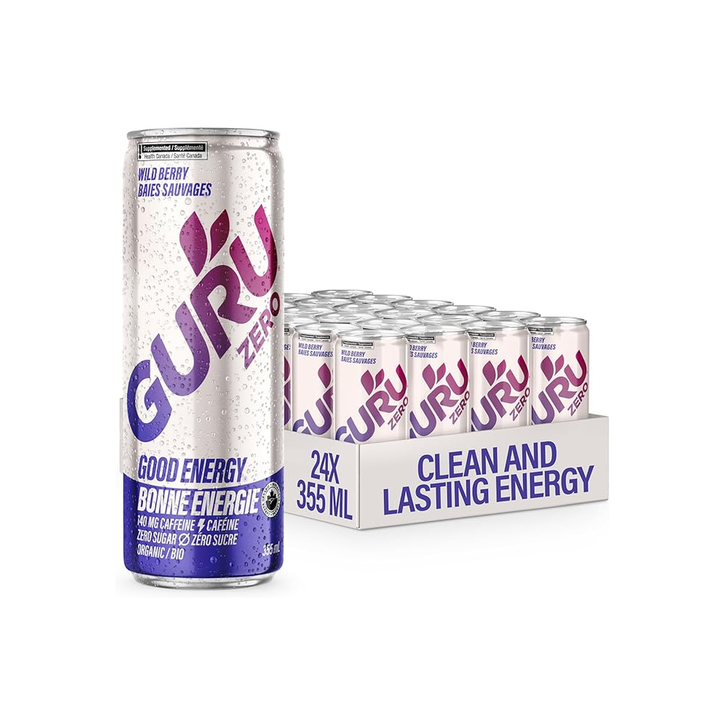 GURU WILD BERRY - ENERGY DRINK (1X355ml)