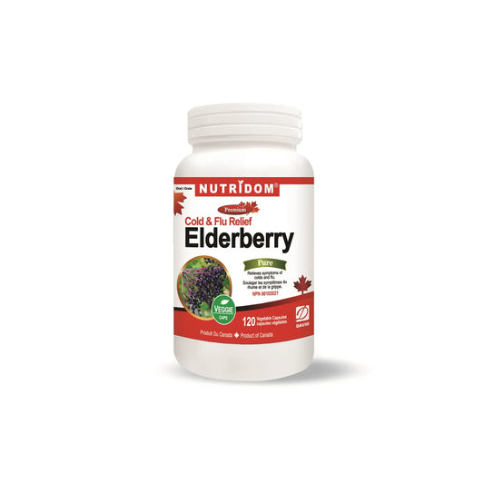 Black Elderberry Extract 650mg (120 Veggie Capsules)
