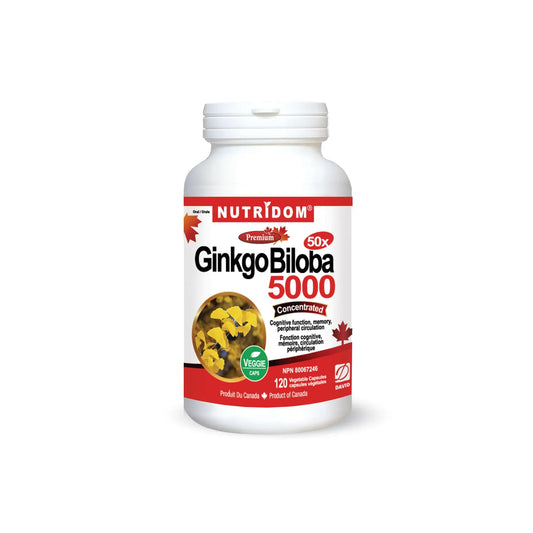 Ginkgo 5000 (120 Vegetable Capsules)