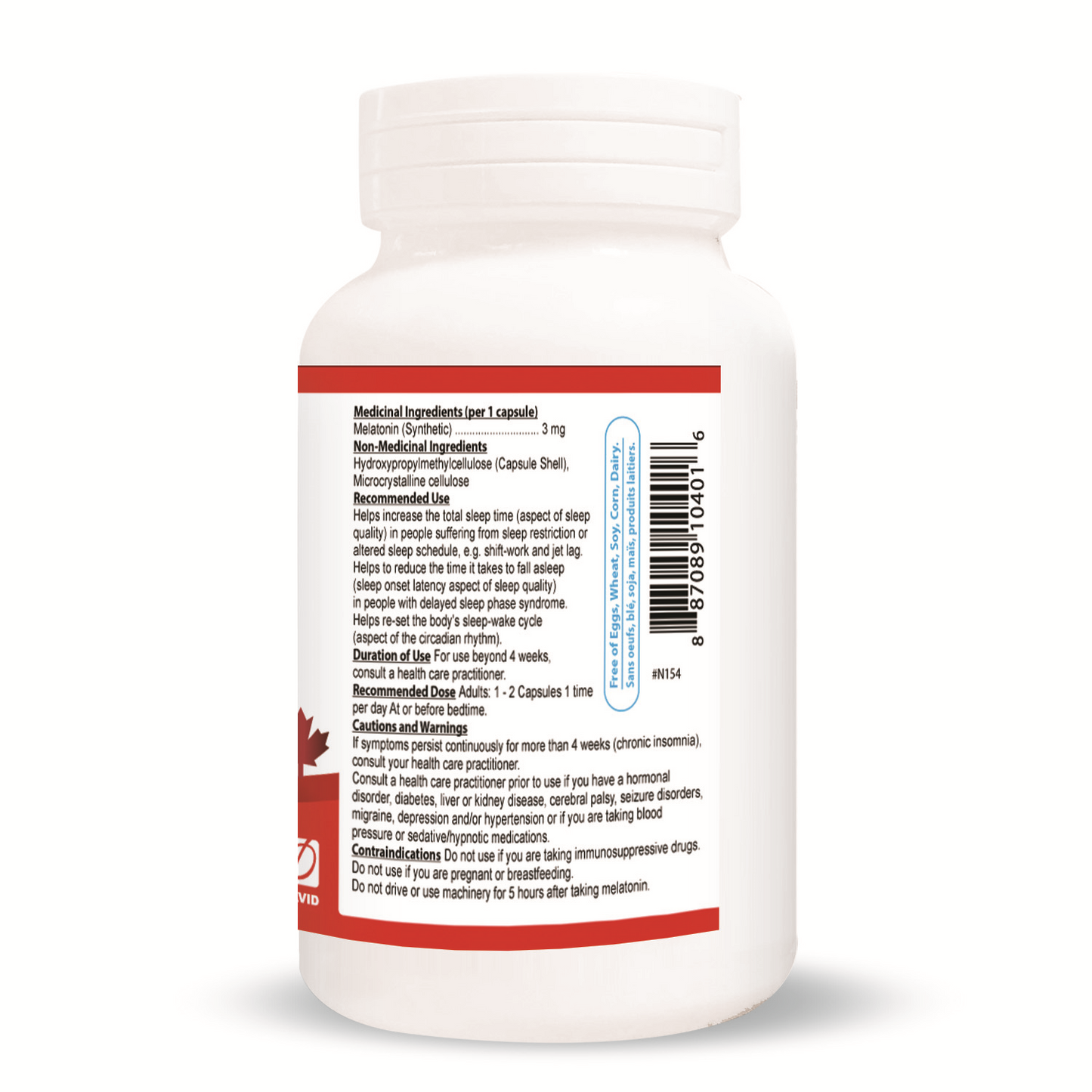 Melatonin (60 Veggie Capsules)