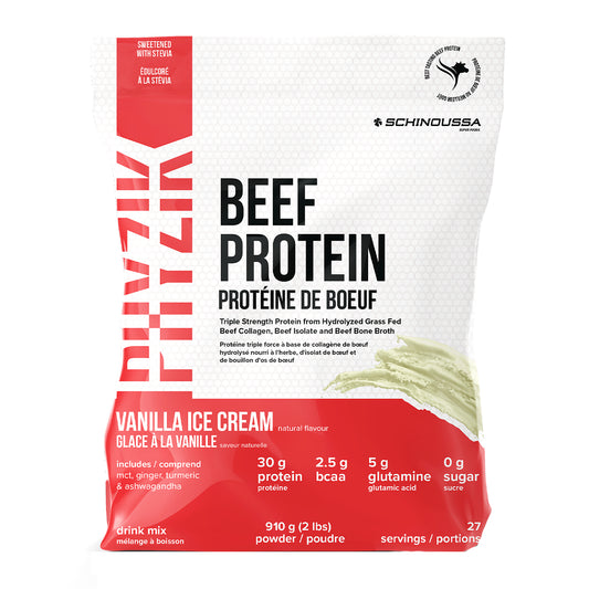 Schinoussa Supreme Beef Protein – Vanilla Ice Cream  (1kg) (NEW)