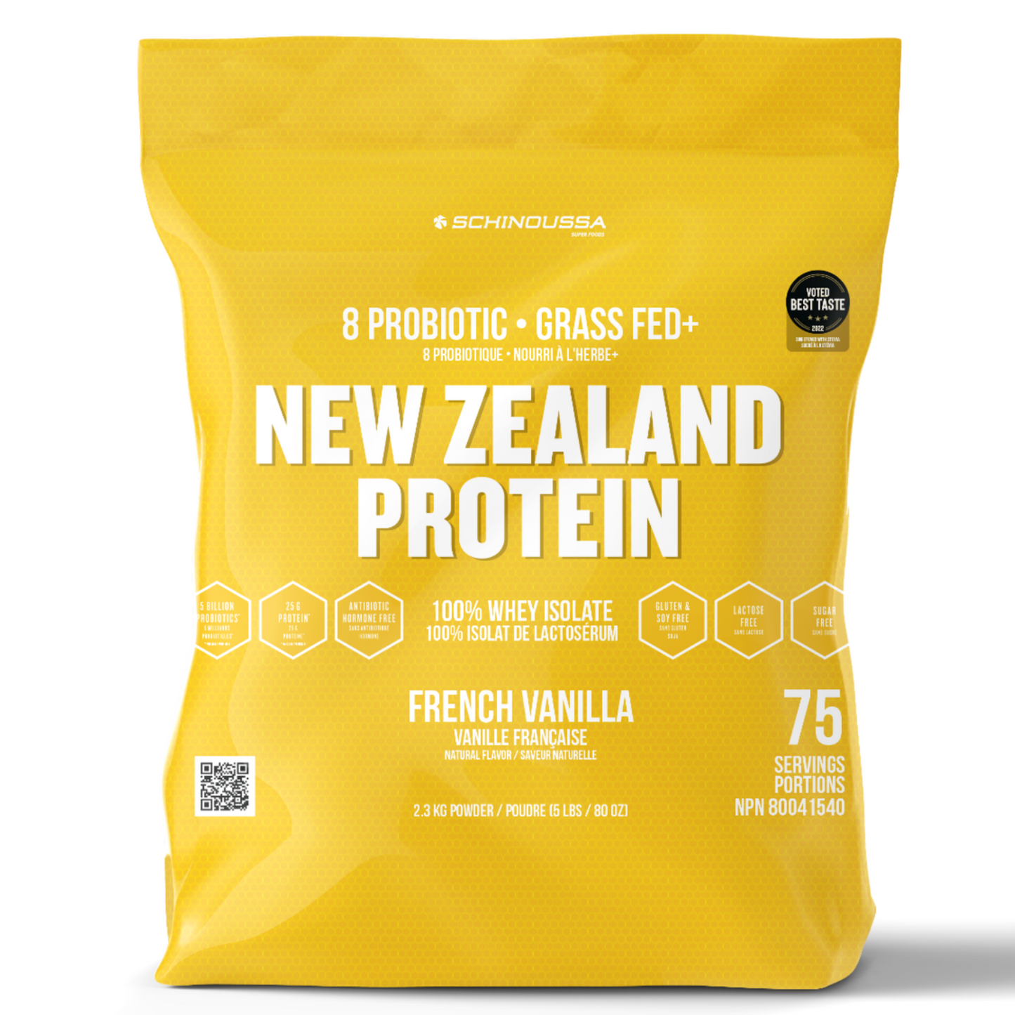 New Zealand Whey Protein Isolate - 5lbs (French Vanilla)